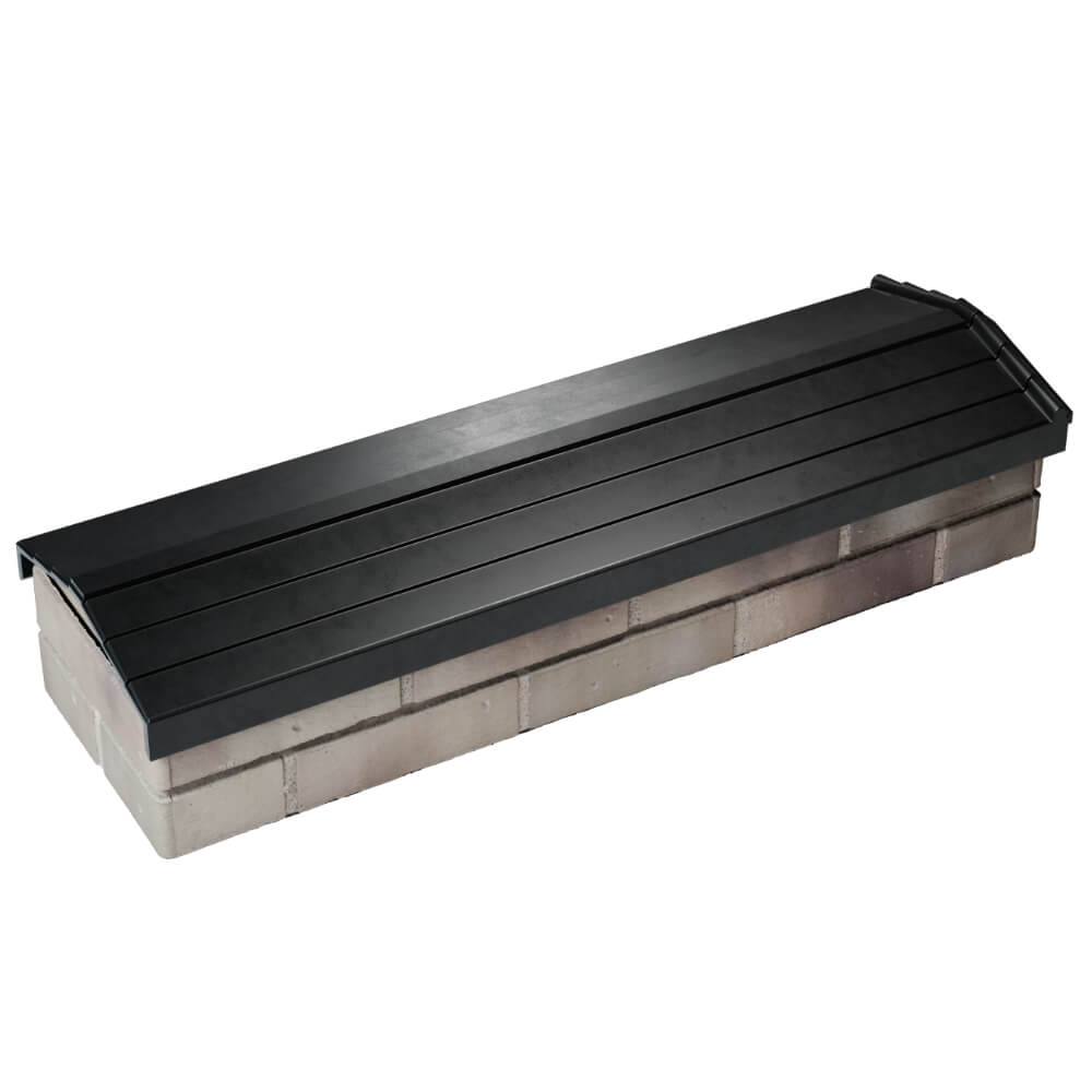 Парапет Zking Бона ХайТек Черный посадка на 0.5 кирпича (130мм)